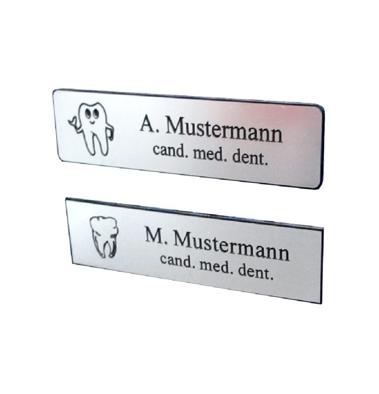 Kunststoffschilder Schilder mit gravur