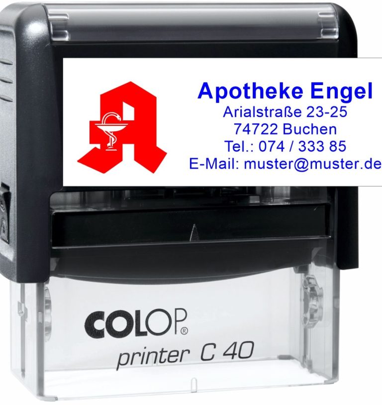 Firmenstempel Apotheke